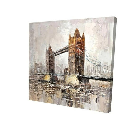 Begin Home Decor 2080-0808-CI29 8 x 8 in. London Tower Bridge-Print on Canvas