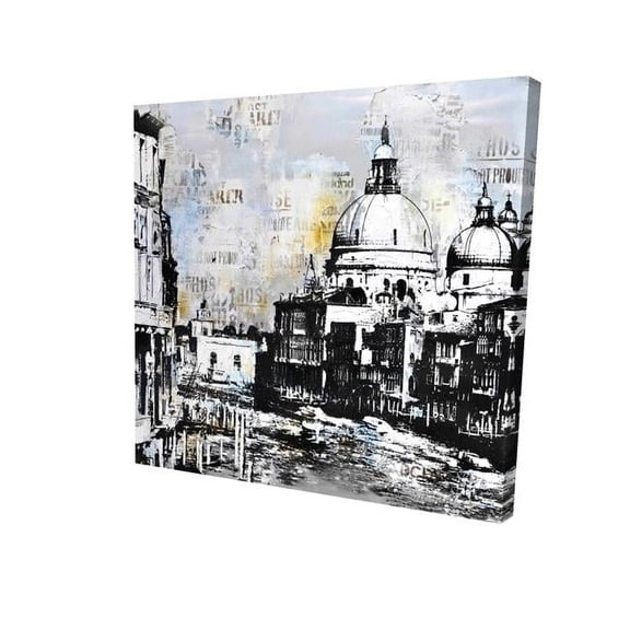 Begin Home Decor 2080-0808-CI49 8 x 8 in. Basilica of Santa Maria Canvas - Modern Home Decor Wall Art