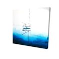thumbnail image 1 of Begin Home Decor 2080-0808-CO99 8 x 8 in. White Boat on A Deep Blue Water-Print on Canvas, 1 of 1