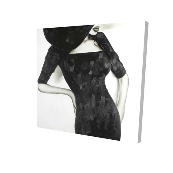 Begin Home Decor 2080-0808-FA19 8 x 8 in. Beautiful Classic Woman-Print on Canvas