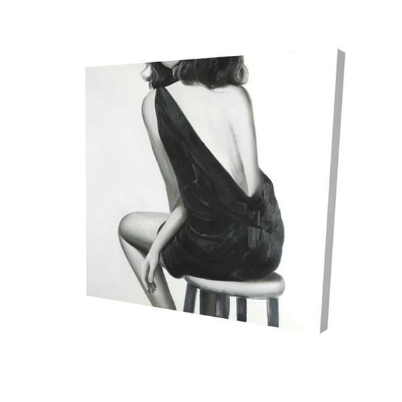Begin Home Decor 2080-0808-FA20 8 x 8 in. Pretty Woman-Print on Canvas
