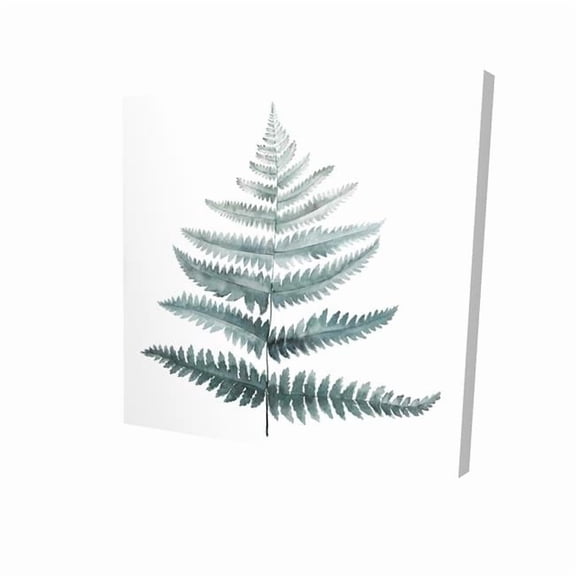 Begin Home Decor 2080-0808-FL310 8 x 8 in. Fern Botanical Canvas - Scandinavian Floral Home Decor Art