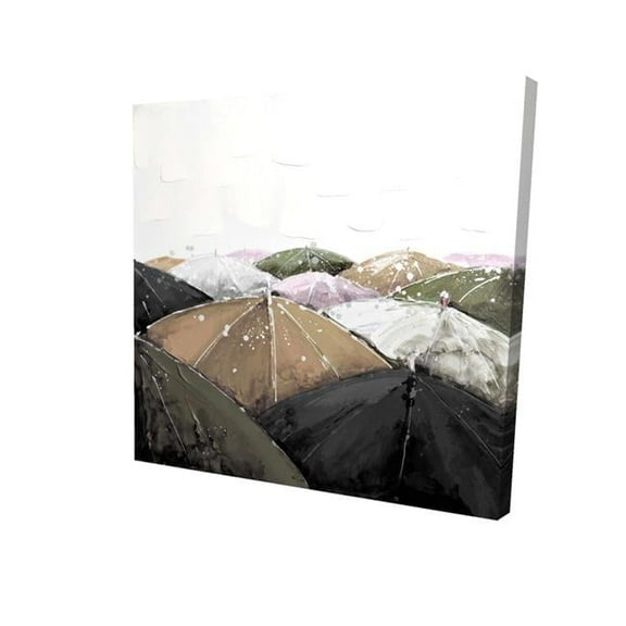 Begin Home Decor 2080-0808-MI2-1 8 x 8 in. Spring Showers-Print on Canvas