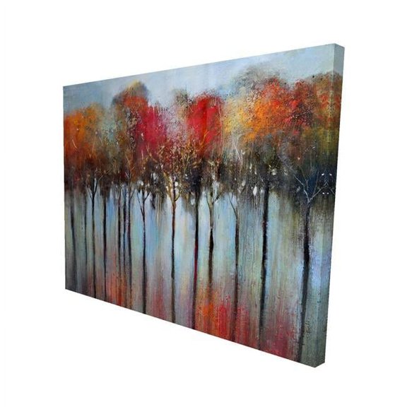 Begin Home Decor 2080-0810-LA11 8 x 10 in. Abstract & Colorful Forest-Print on Canvas
