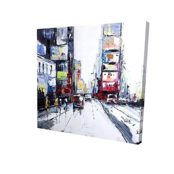Begin Home Decor 2080-1212-CI178 12 x 12 in. Time Square-Print on Canvas