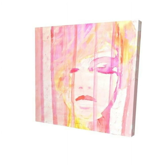 Begin Home Decor 2080-1212-FI6-1 12 x 12 in. Abstract Portrait Feminine-Print on Canvas
