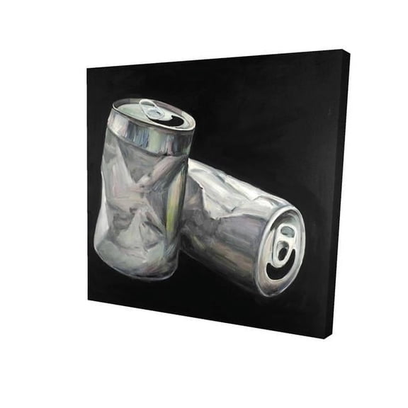 Begin Home Decor 2080-1212-GA36-1 12 x 12 in. Empty Cans-Print on Canvas
