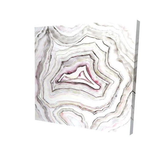 Begin Home Decor 2080-1212-MN3 12 x 12 in. Geode-Print on Canvas