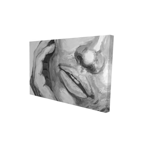 Begin Home Decor 2080-1218-FI49-1 12 x 18 in. Irresistible Lips-Print on Canvas