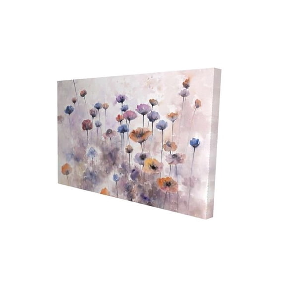Begin Home Decor 2080-1218-FL222 12 x 18 in. Small Wildflowers-Print on Canvas