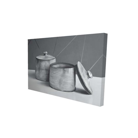 Begin Home Decor 2080-1218-SL29 12 x 18 in. Old Pot with Lid-Print on Canvas