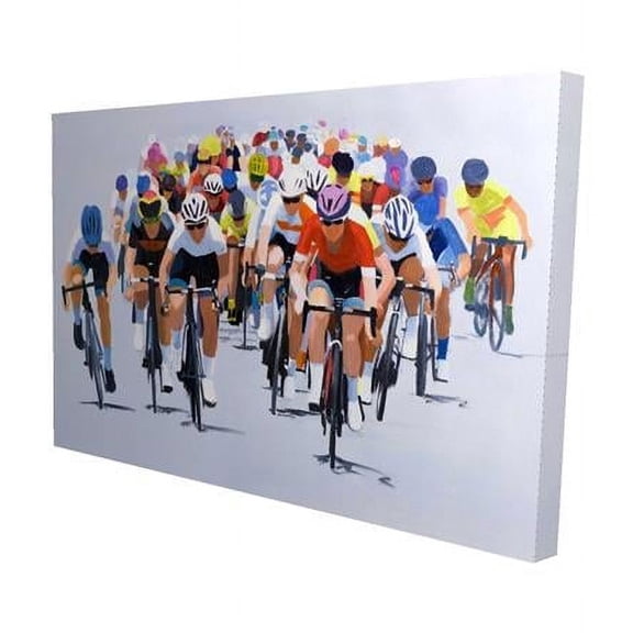 Begin Home Decor 2080-1218-SP27 12 x 18 in. Cycling Competition-Print on Canvas