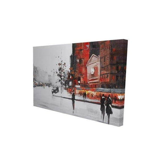 Begin Home Decor 2080-1218-ST14-1 12 x 18 in. Classic Street Scene-Print on Canvas