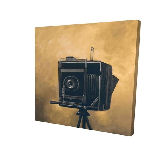 Begin Home Decor 2080-1616-AN164-1 16 x 16 in. Vintage Camera-Print on Canvas