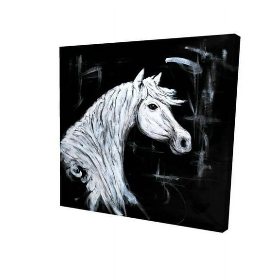 Begin Home Decor 2080-1616-AN210 16 x 16 in. Horse Profile View-Print on Canvas