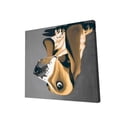 thumbnail image 1 of Begin Home Decor 2080-1616-AN359-1 16 x 16 in. Gold Basset Hound Dog-Print on Canvas, 1 of 1