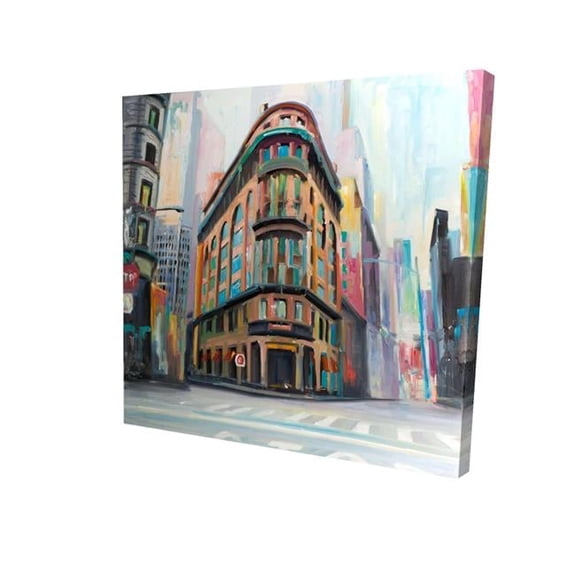 Begin Home Decor 2080-1616-CI291 16 x 16 in. Building Architecture In New-York-Print on Canvas