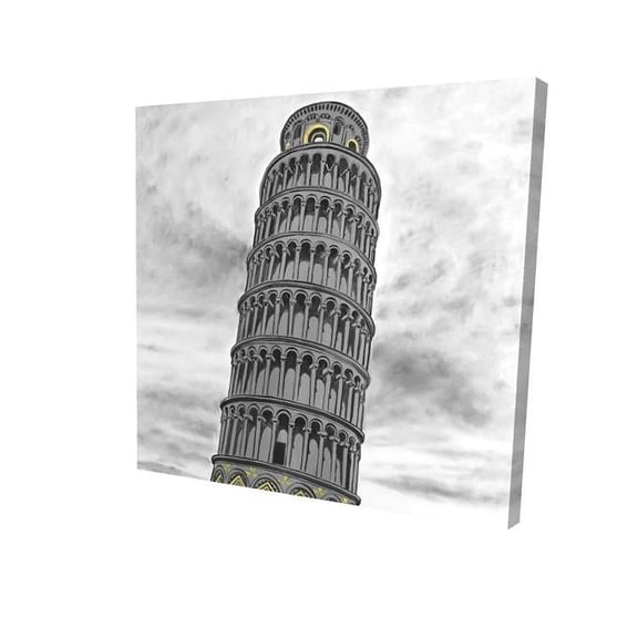 Begin Home Decor 2080-1616-CI306 16 x 16 in. Tower of Pisa In Italy-Print on Canvas