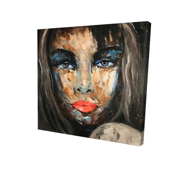 Begin Home Decor 2080-1616-FI41-1 16 x 16 in. Colorful Portrait-Print on Canvas