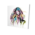 thumbnail image 1 of Begin Home Decor 2080-1616-FI82 16 x 16 in. Woman Graffiti Art-Print on Canvas, 1 of 1