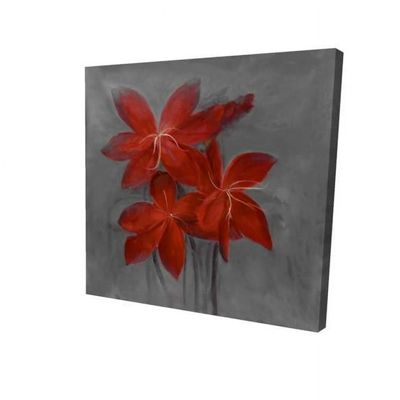 Begin Home Decor 2080-1616-FL143 16 x 16 in. Asiatic Lily-Print on Canvas