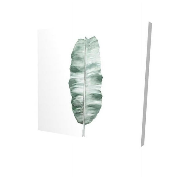 Begin Home Decor 2080-1616-FL308 16 x 16 in. Banana Leaf-Print on Canvas
