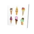 thumbnail image 1 of Begin Home Decor 2080-1616-GA114 16 x 16 in. Ice Cream Cones-Print on Canvas, 1 of 1