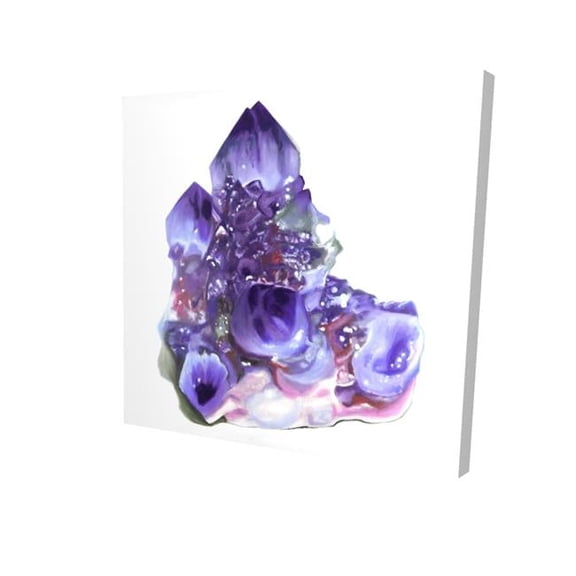 Begin Home Decor 2080-1616-MI79-1 16 x 16 in. Amethyst-Print on Canvas