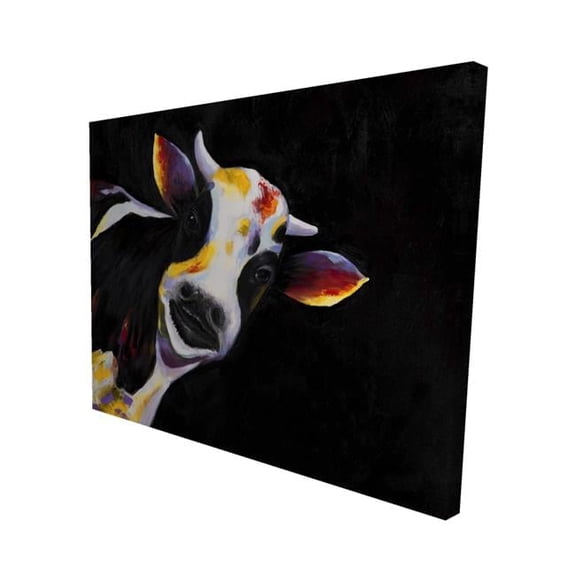 Begin Home Decor 2080-1620-AN119 16 x 20 in. One Funny Cow-Print on Canvas