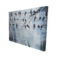 thumbnail image 1 of Begin Home Decor 2080-1620-AN140 16 x 20 in. Abstract Birds on Electric Wire-Print on Canvas, 1 of 1
