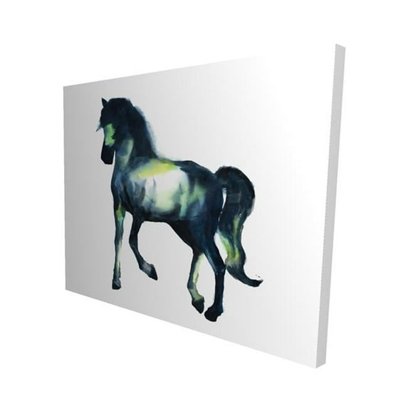 Begin Home Decor 2080-1620-AN368 16 x 20 in. Elegant Horse-Print on Canvas