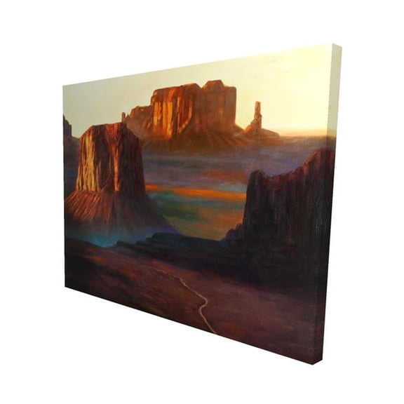 Begin Home Decor 2080-1620-LA45 16 x 20 in. Monument Valley Tribal Park In Arizona-Print on Canvas