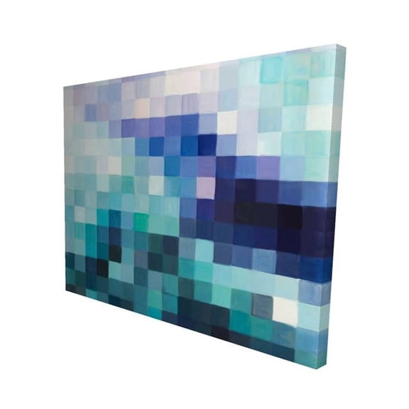 Begin Home Decor 2080-1620-MI103 16 x 20 in. Pixelized Landscape-Print on Canvas