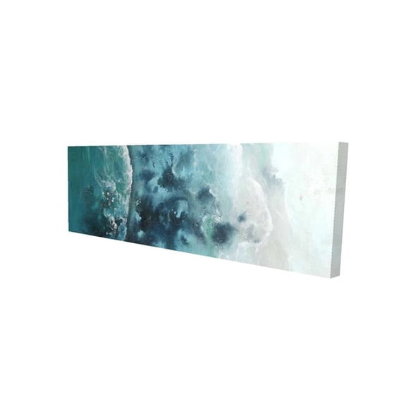 Begin Home Decor 2080-1648-CO59 16 x 48 in. Seaside of the Caribbean Canvas - Coastal Blue Sea Decor