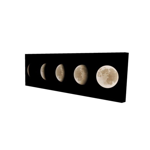 Begin Home Decor 2080-1648-EA1 16 x 48 in. Eclipse Black Spiritual Bedroom Canvas - Home Decor Art
