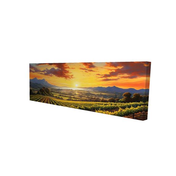 Begin Home Decor 2080-1648-LA210 16 x 48 in. Time To Sleep Green Landscapes Bedroom Canvas - Home Decor