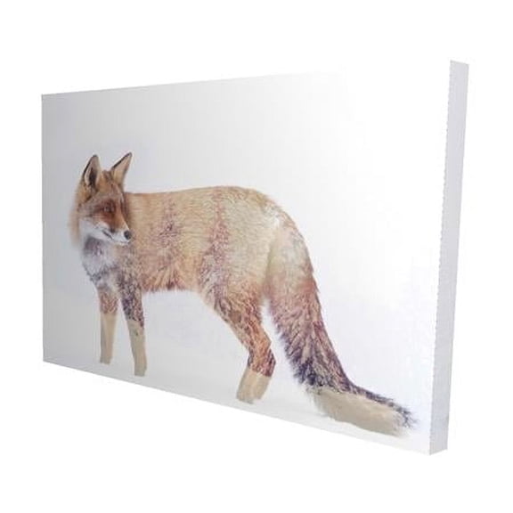 Begin Home Decor 2080-2030-AN222 20 x 30 in. Forest & Fox-Print on Canvas