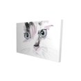 thumbnail image 1 of Begin Home Decor 2080-2030-AN423-2 20 x 30 in. Close-Up of A Cat In Watercolor with Pink Reflection-Print on Canvas, 1 of 1