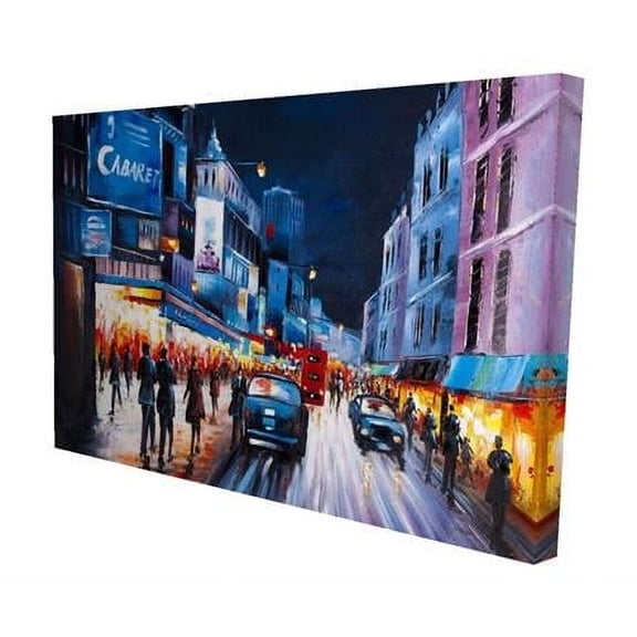 Begin Home Decor 2080-2030-CI182 20 x 30 in. Cabaret Evening-Print on Canvas