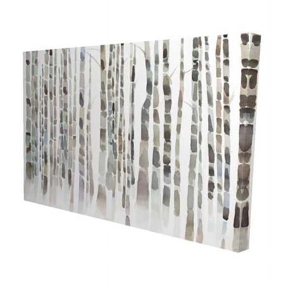 Begin Home Decor 2080-2030-LA135 20 x 30 in. Birch Trees Forest-Print on Canvas