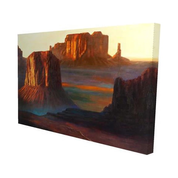 Begin Home Decor 2080-2030-LA45 20 x 30 in. Monument Valley Tribal Park In Arizona-Print on Canvas