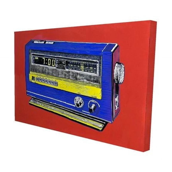 Begin Home Decor 2080-2030-MU3-1 20 x 30 in. Retro Radio Alarm-Print on Canvas