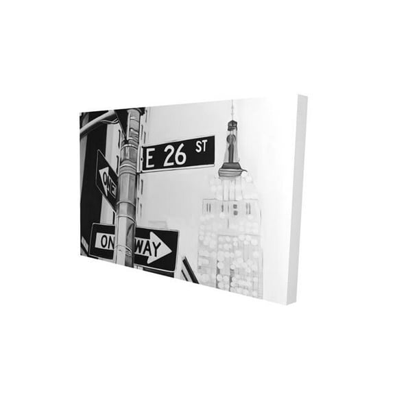 Begin Home Decor 2080-2030-TY16 20 x 30 in. New York City Street Signs-Print on Canvas
