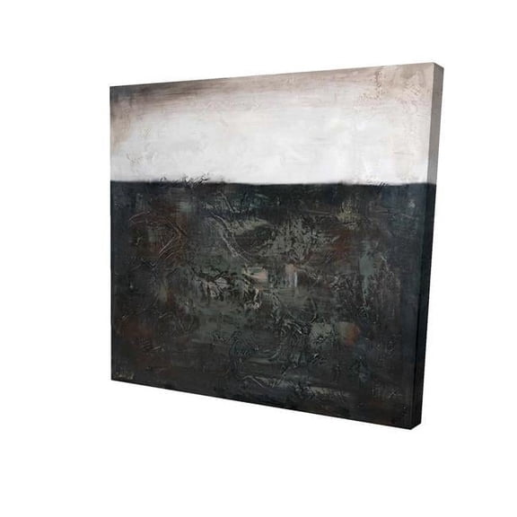 Begin Home Decor 2080-2424-AB76 24 x 24 in. White Abstract Texture Canvas - Home Decor Wall Art
