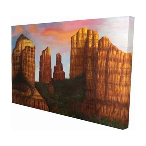 Begin Home Decor 2080-2436-LA46 24 x 36 in. Cathedral Rock Arizona Canvas - Modern Bedroom Home Decor