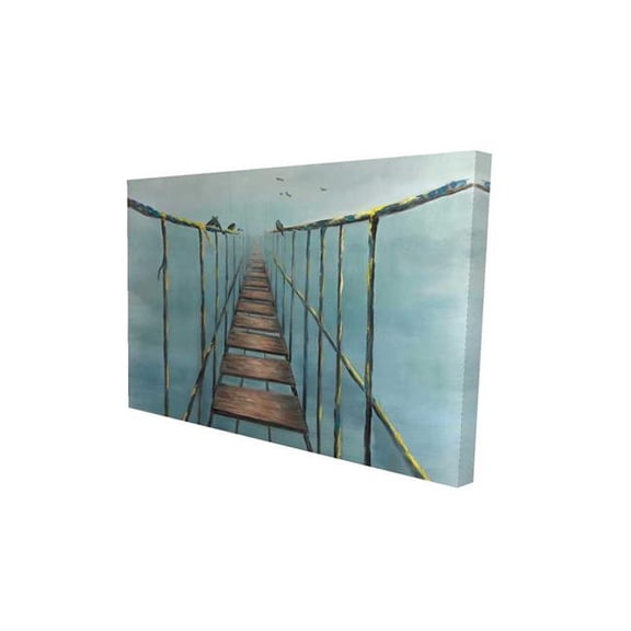 Begin Home Decor 2080-2436-LA48 24 x 36 in. In The Jungle - Bridge Exotic Canvas for Home Decor