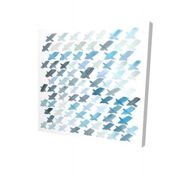 Begin Home Decor 2080-3232-AB70 32 x 32 in. X Pattern-Print on Canvas