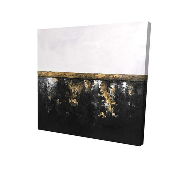 Begin Home Decor 2080-3232-AB84 32 x 32 in. Abstract Industrial Metal-Print on Canvas