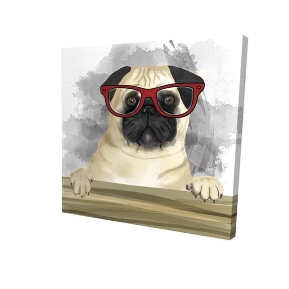 Begin Home Decor 2080-3232-AN95 32 x 32 in. Geek Carlin-Print on Canvas