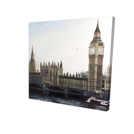 Begin Home Decor 2080-3232-CI259 32 x 32 in. Big Ben Clock Elizabeth Tower In London-Print on Canvas